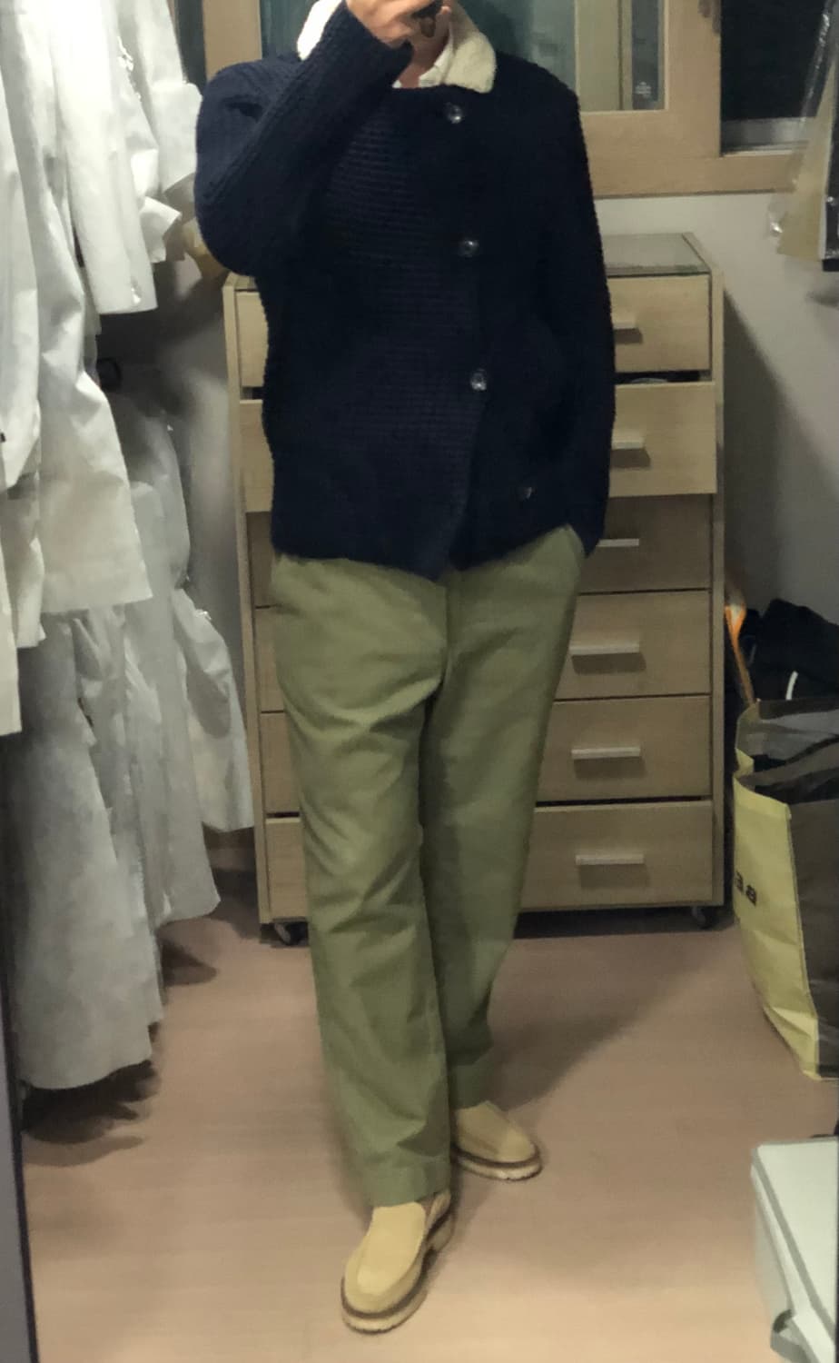 NHAV 니트자켓 (네이비) 상품이미지10