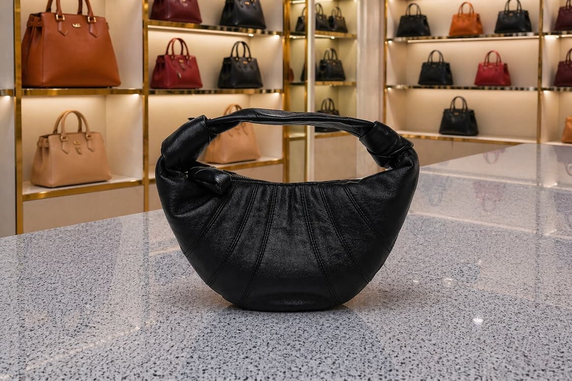 [S급] 르메르 포춘 크루아상 소프트 나파 백 미니 블랙 판매합니다!!! 상품이미지2