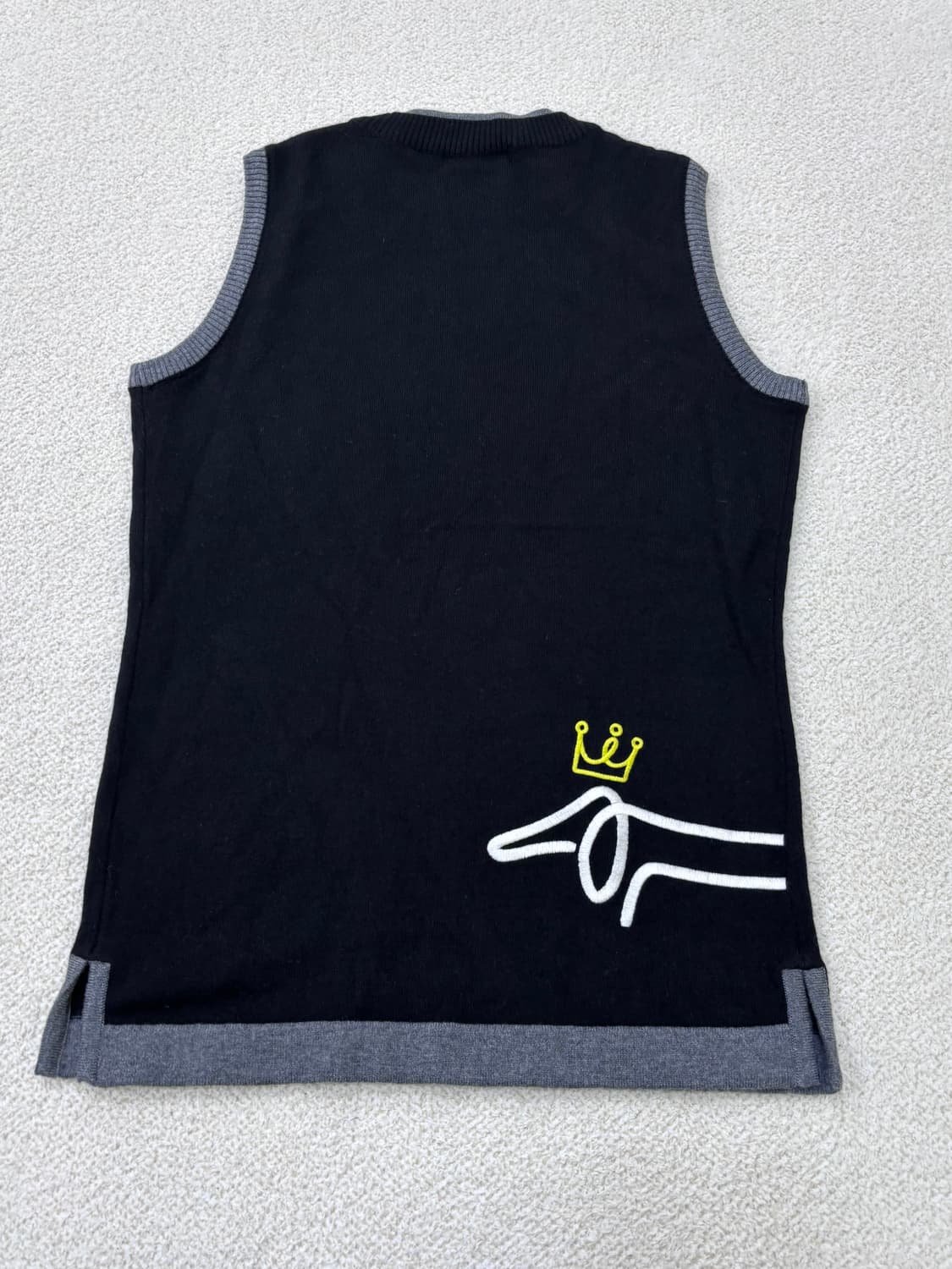 90 루이까스텔 여성 골프 니트 조끼 0305E 상품이미지2