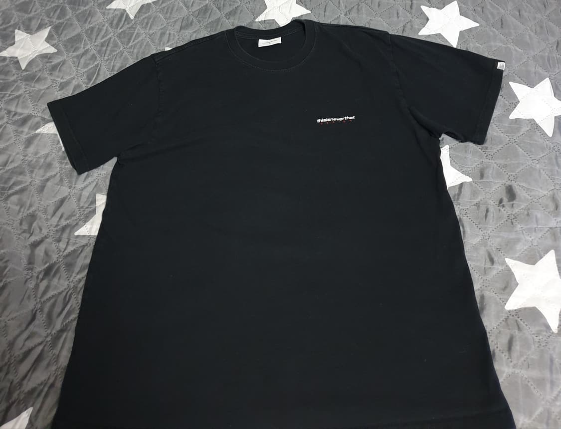 디스이즈네버댓 레터링로고 반팔티 블랙 (L) 상품이미지1