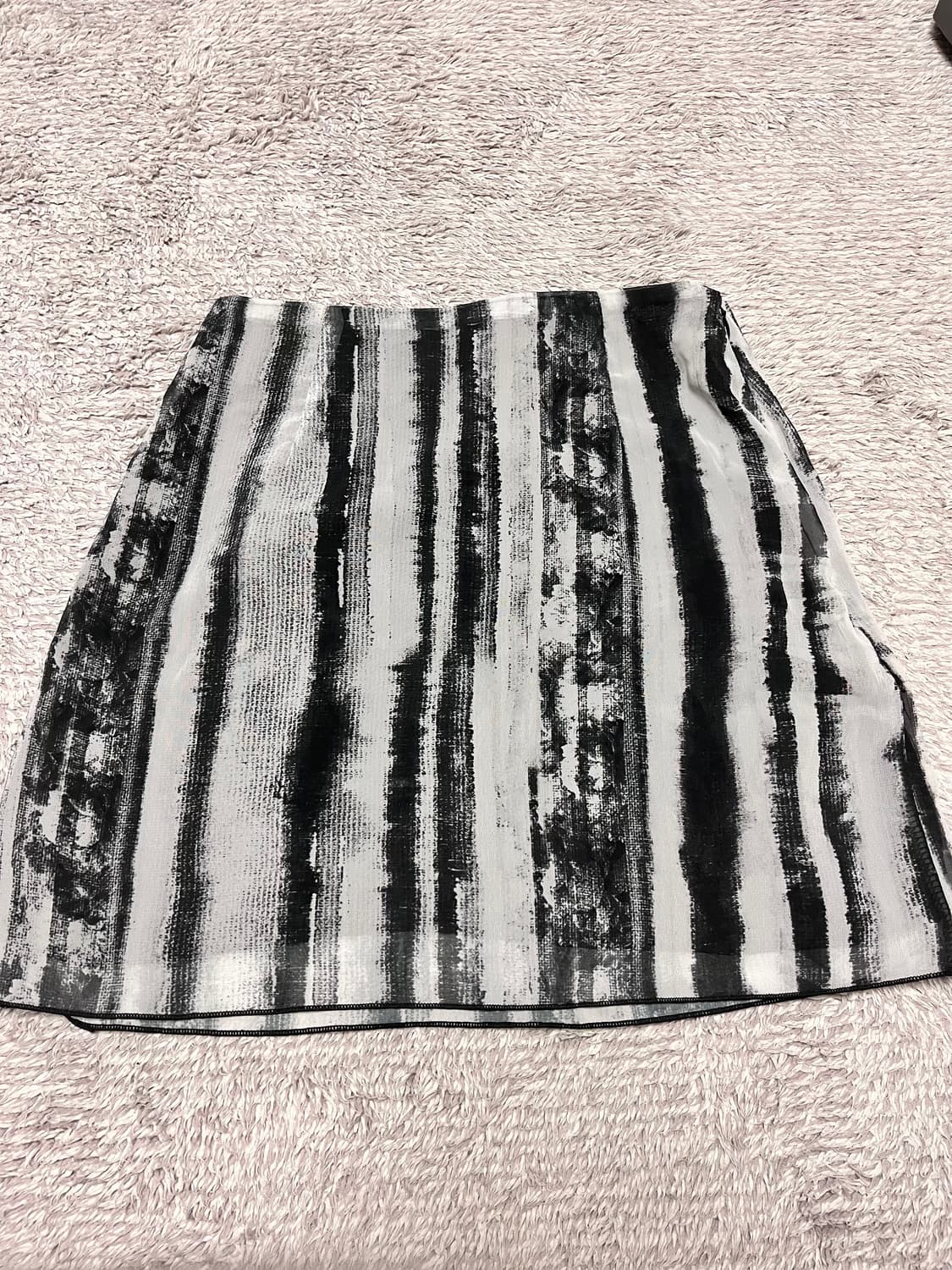 보헤미안서울 쉬폰 타이다이 스커트 s 상품이미지2