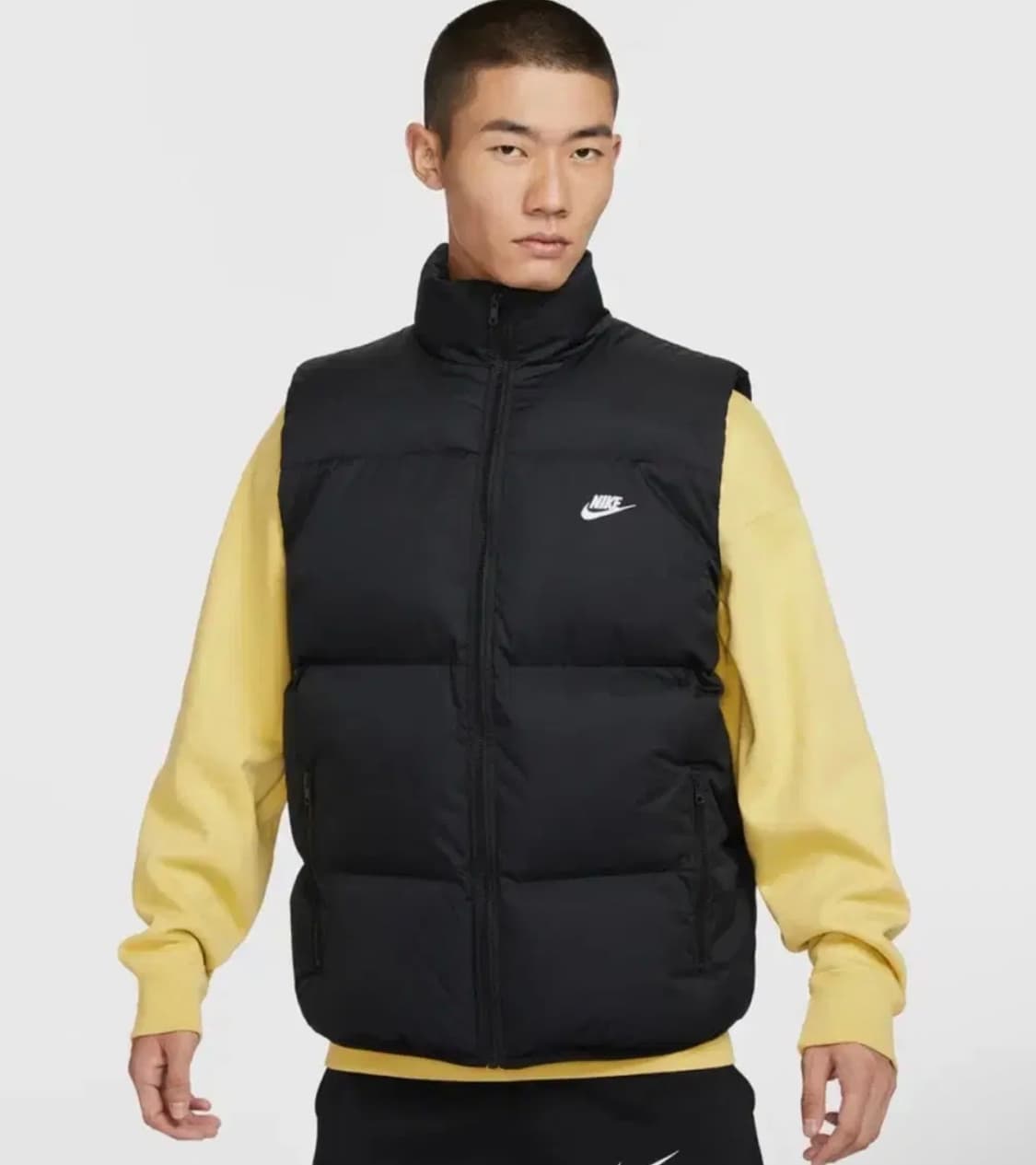 나이키 클럽 패딩 베스트 xxl - 블랙:화이트 / FB7374-010 상품이미지1