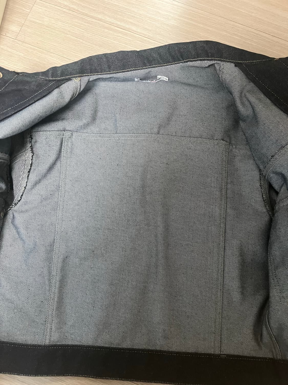 [TEAM USE] 네이비씰 데님 크롭 자켓 M 상품이미지2