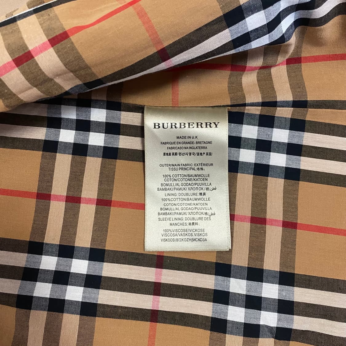 빈티지 버버리 그로멧 코트 UK8 상품이미지7