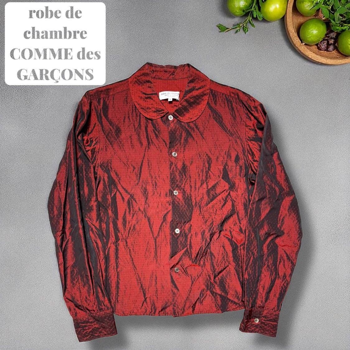 꼼데가르송 2002 도트 패턴셔츠 상품이미지1