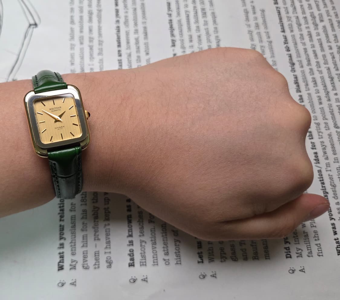 빈티지 월쌈 다이낙스 사각탱크 샴골판 칼침핸즈 블루까보숑 슬림쿼츠 여성용 상품이미지8