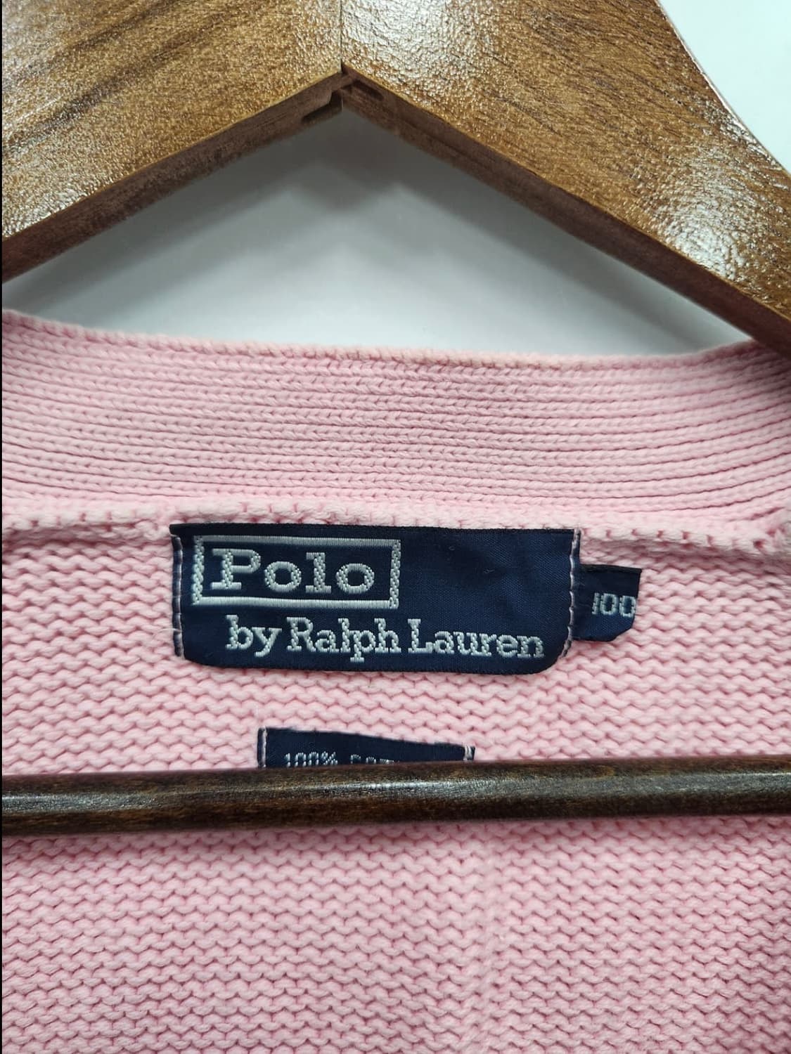 폴로 핑크 가디건  상품이미지7