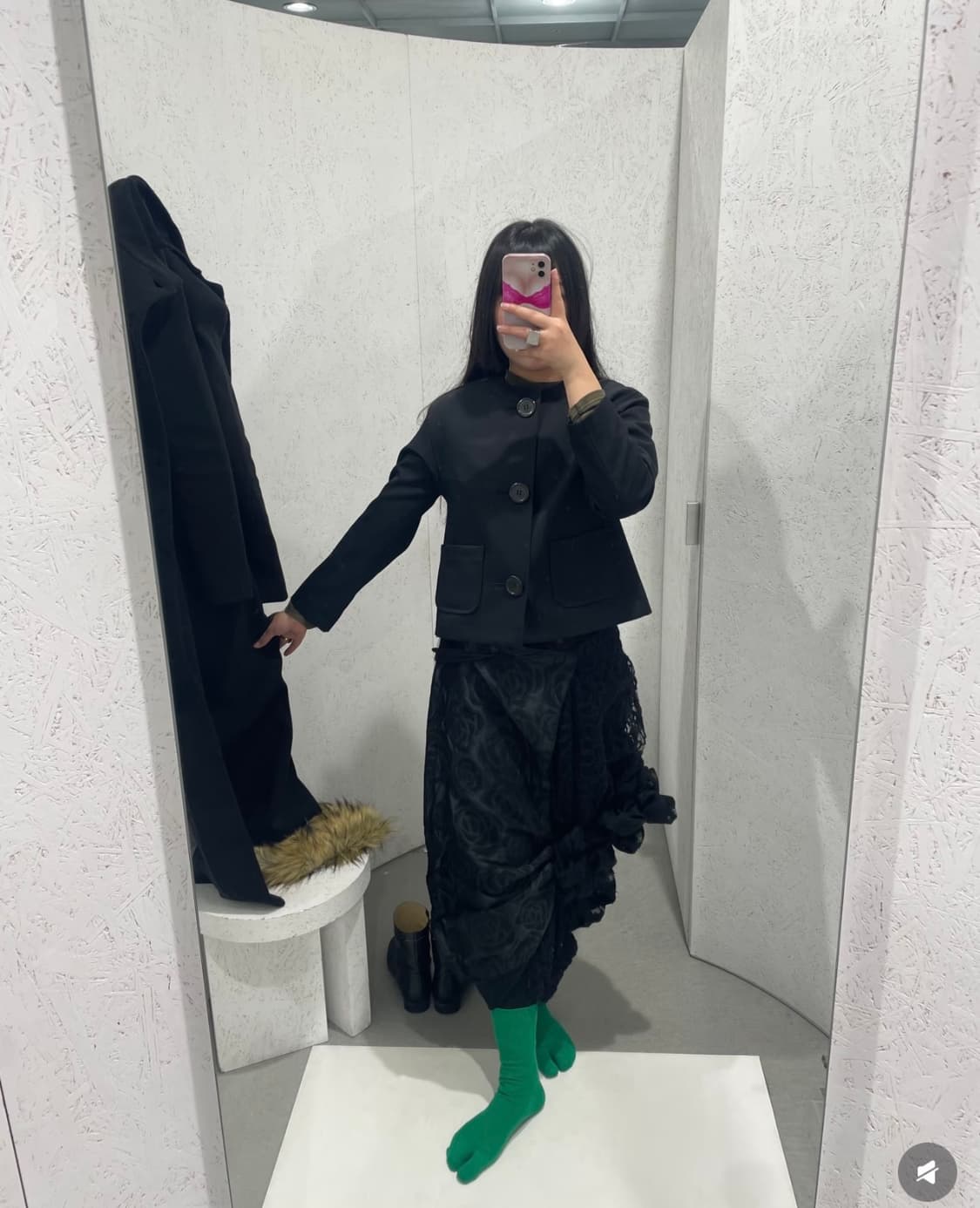 꼼데가르송 tao 네이비 자켓 S 상품이미지4