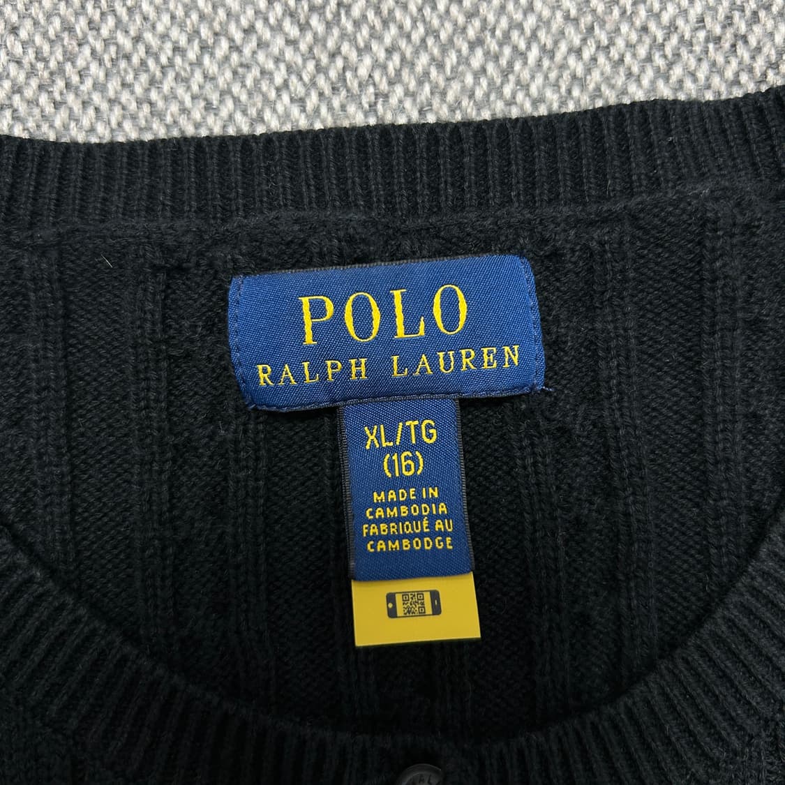 폴로 우먼스 케이블 가디건(XL(16)) 상품이미지2