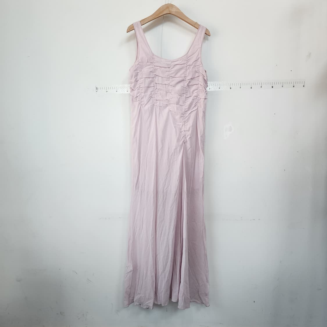 코스 핑크 롱 원피스 상품이미지1