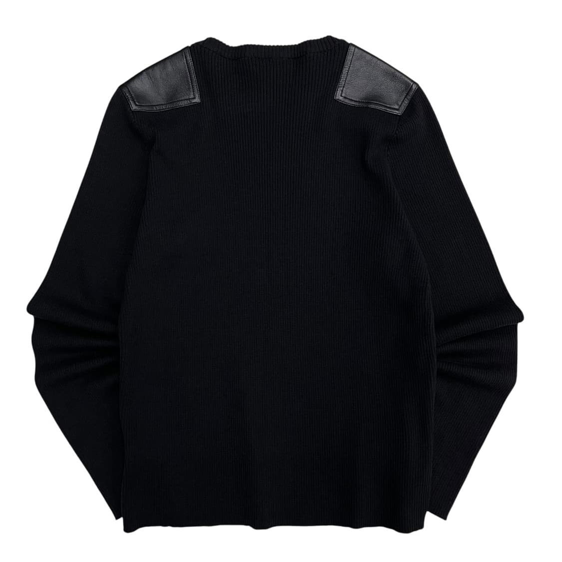 폴로 랄프로렌 레더숄더 블랙 니트 M 상품이미지3