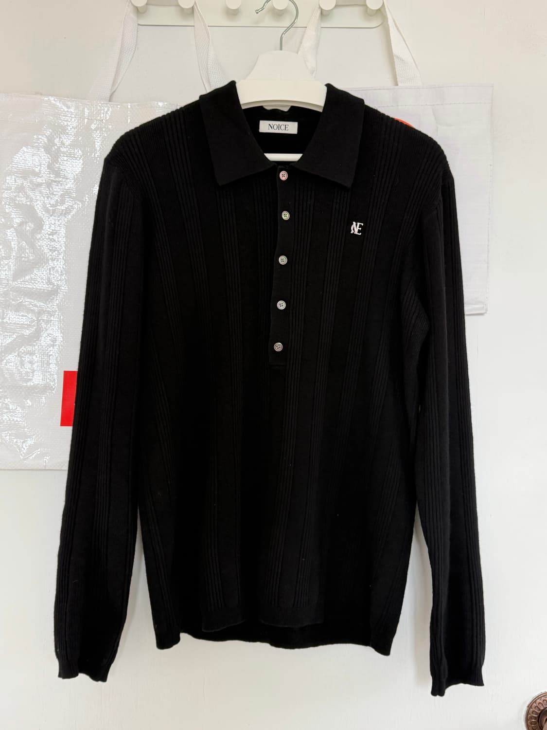 노이스 메리노 니트 폴로셔츠 M 상품이미지3