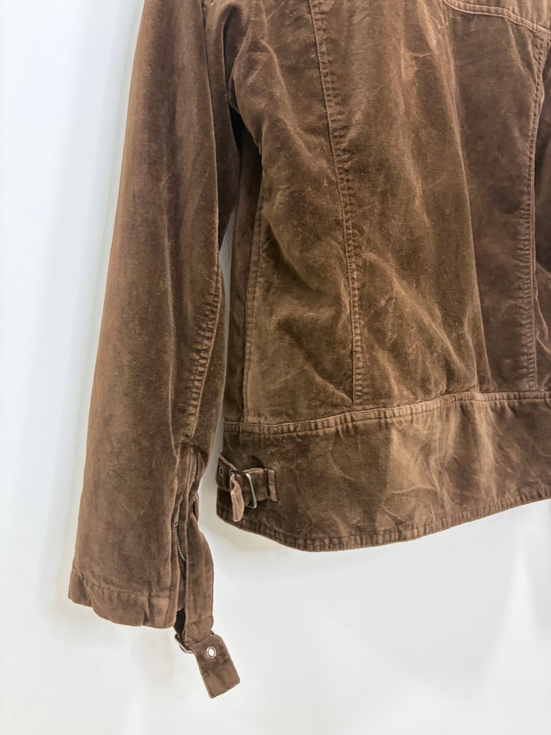  J-honey 브라운 벨벳 라이더 자켓 상품이미지10