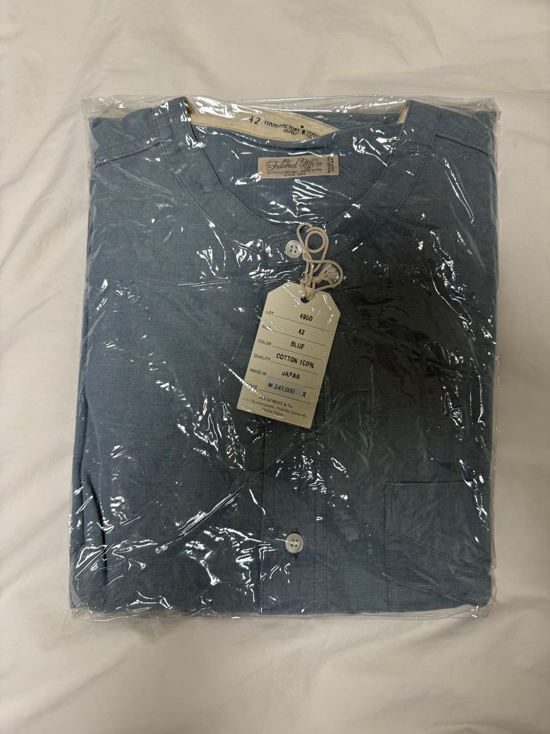 Fullcount 풀카운트 Chambray Shirt 상품이미지1