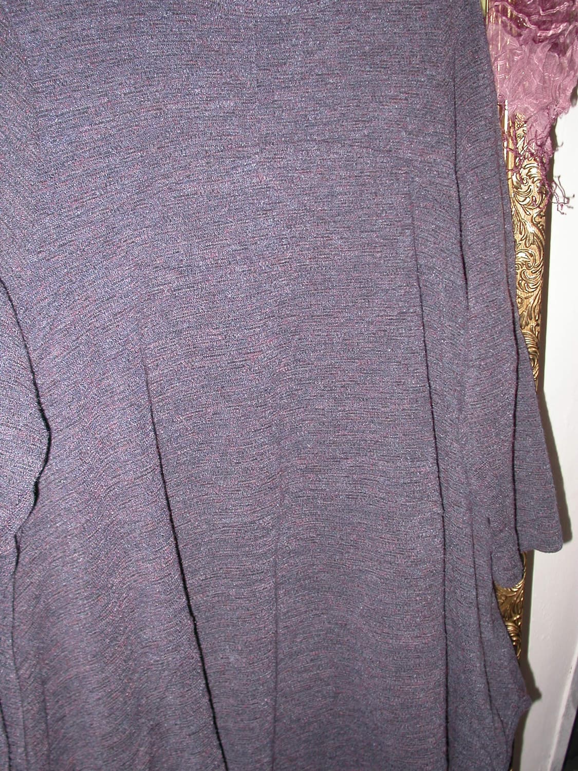 Vintage purple long knit t-shirt 상품이미지4