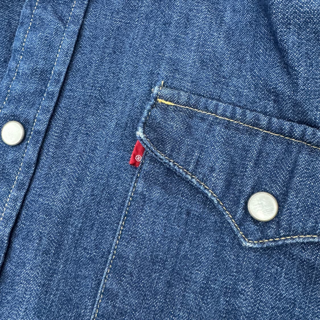 L 리바이스 데님 웨스턴 남방 셔츠  상품이미지4