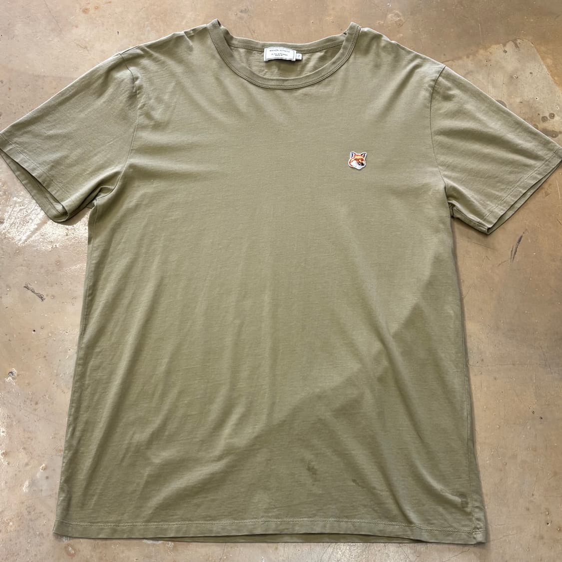 XXL 메종키츠네 폭스로고 반팔티셔츠 상품이미지2
