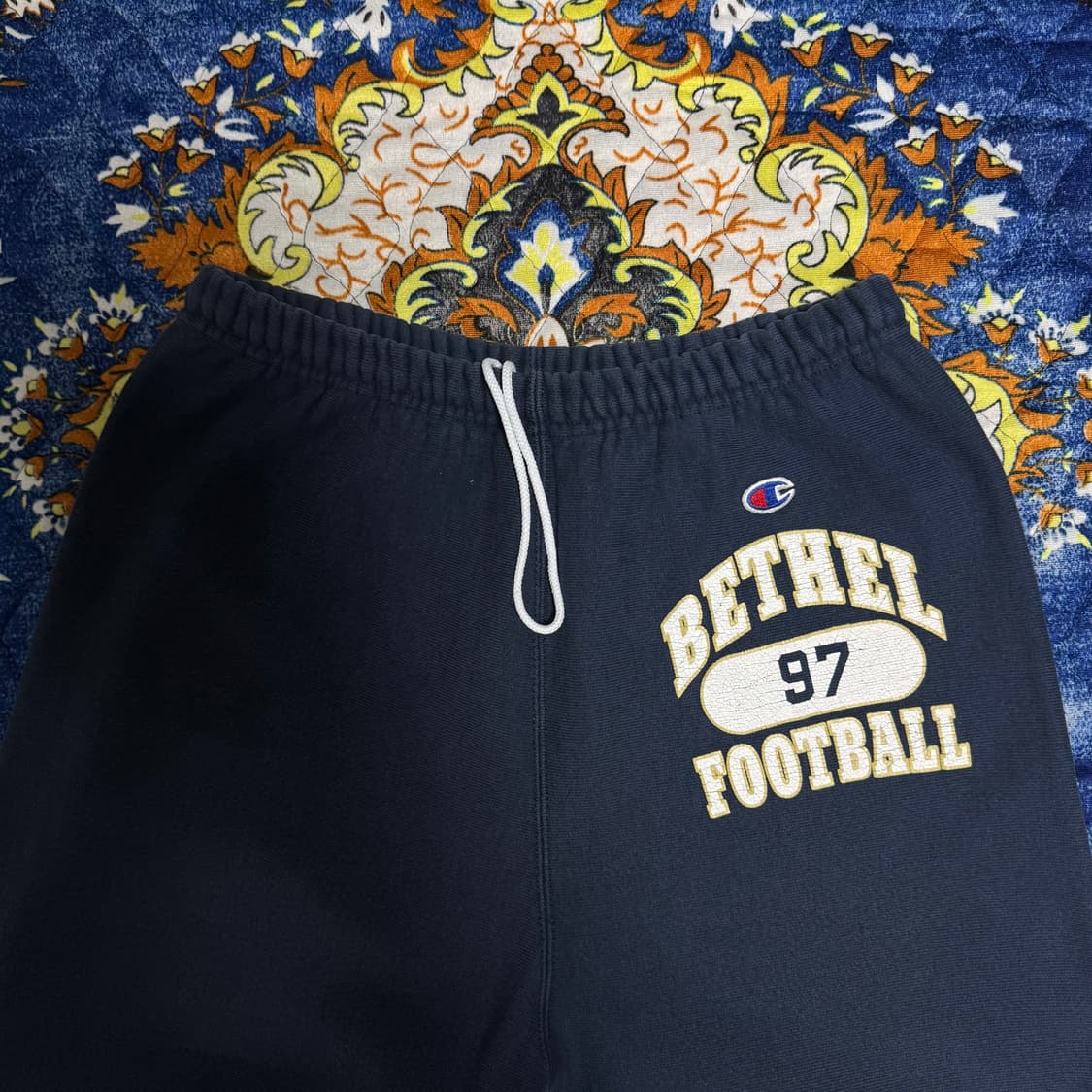 빈티지 90s 챔피온 리버스위브 스웻팬츠 네이비 상품이미지3