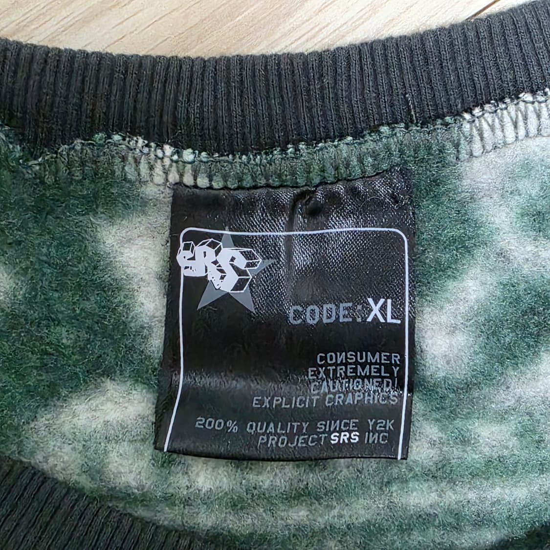 미국빈티지)y2k 해골패턴 노르딕 겨울 스컬 기모니트스웨터 상품이미지4