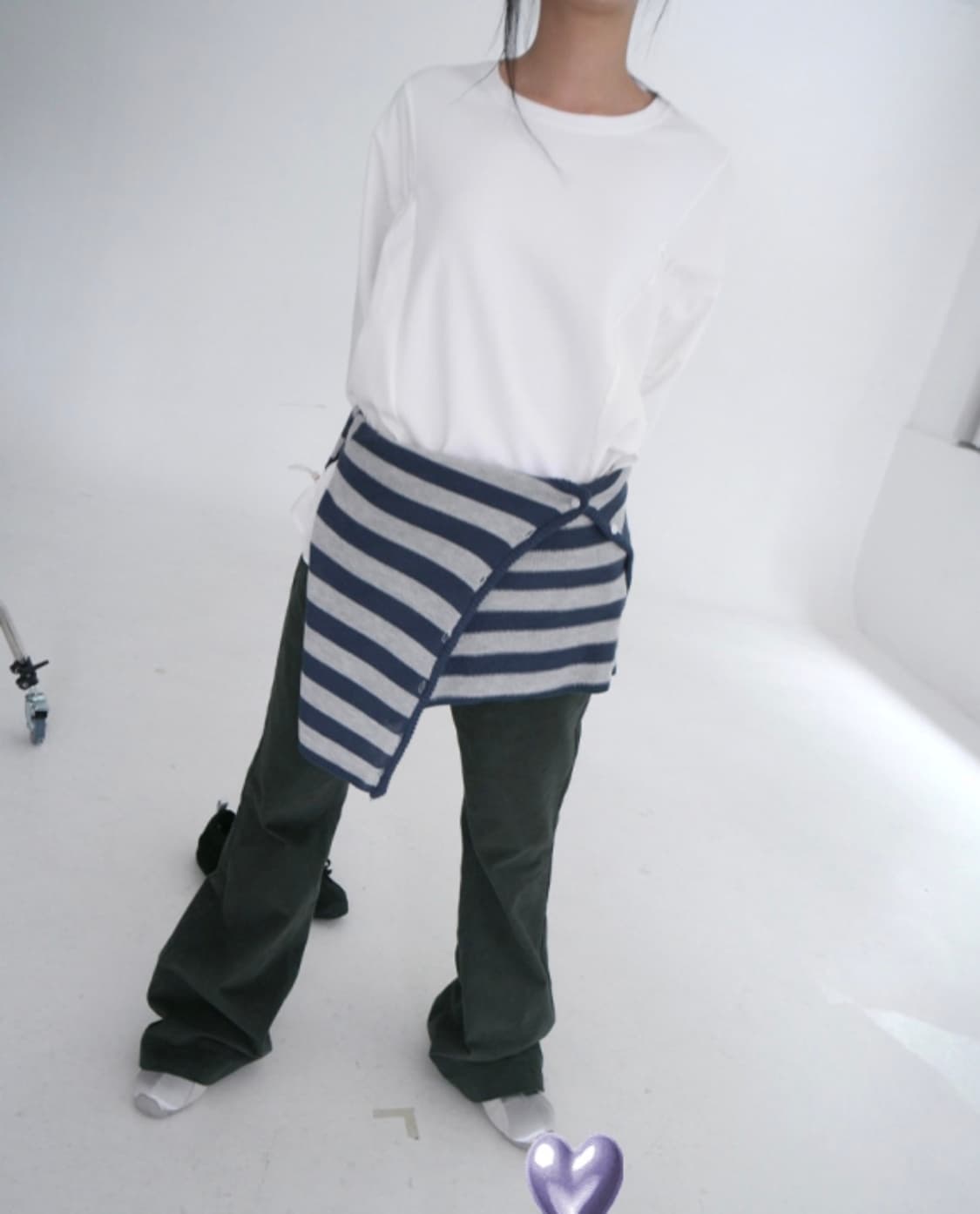 에프터먼데이 warm boots-cut cotton pants 상품이미지1