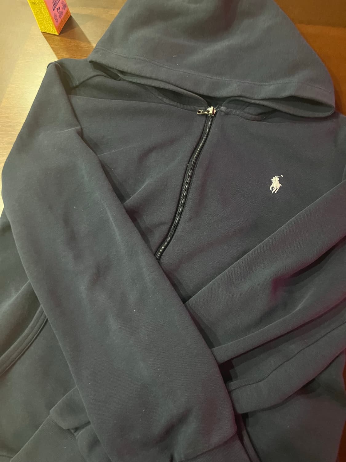 폴로 후드집업 네이비 상품이미지1