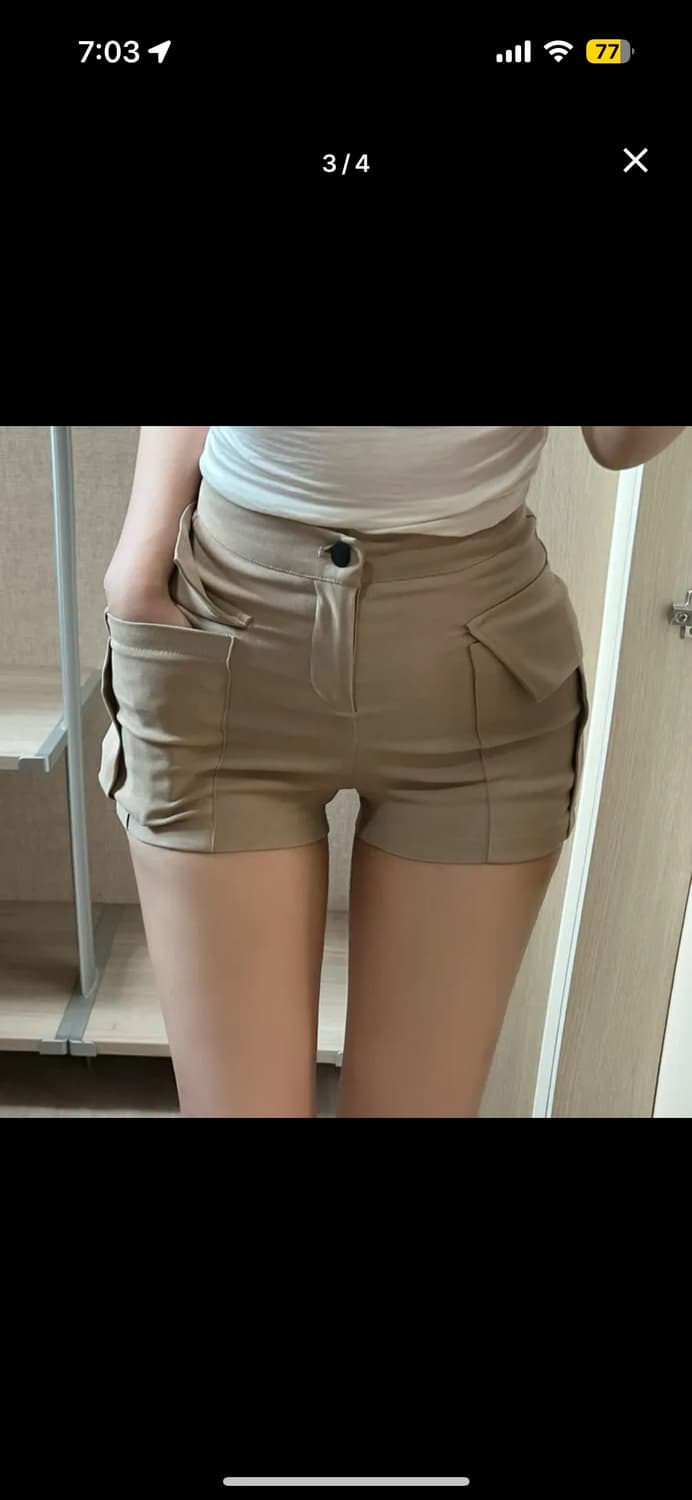 에이블리 포켓 반바지 두가지 색상 상품이미지2