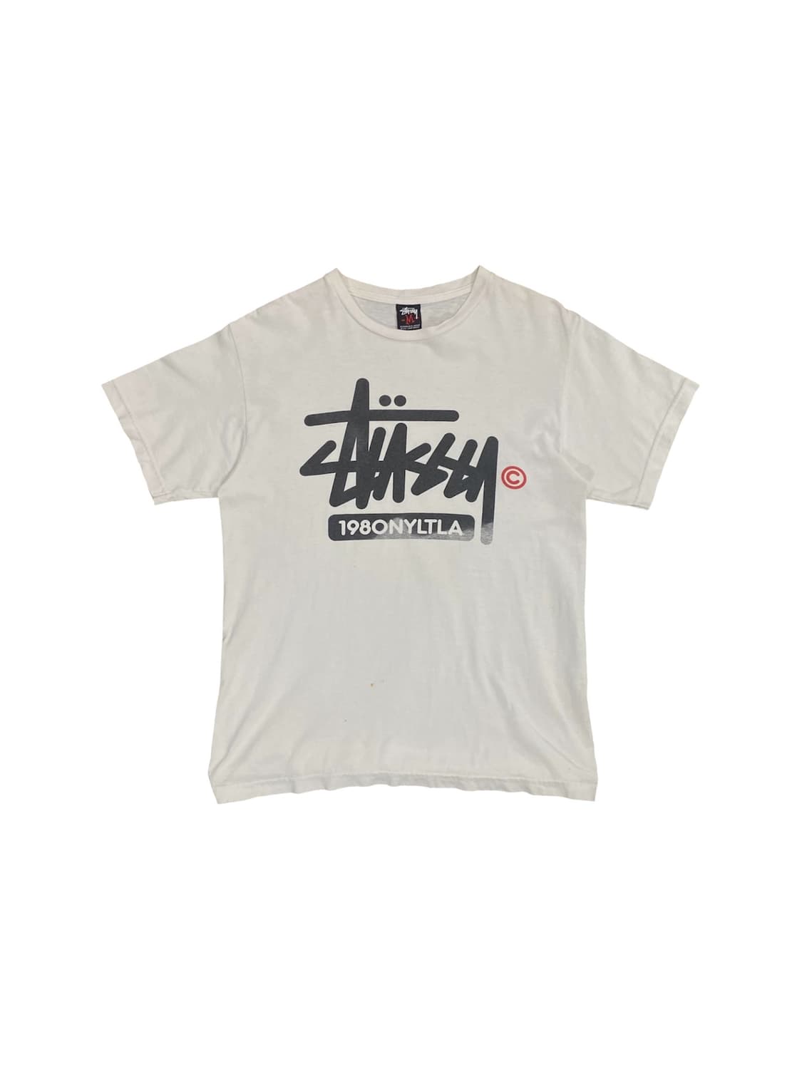 Stussy 볼드 베이직 로고 반팔티셔츠 상품이미지1