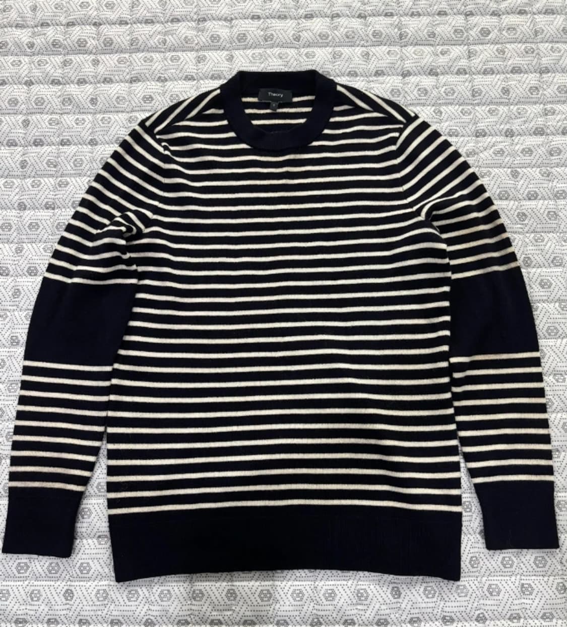 한섬 띠어리 스트라이프 니트 55 상품이미지1