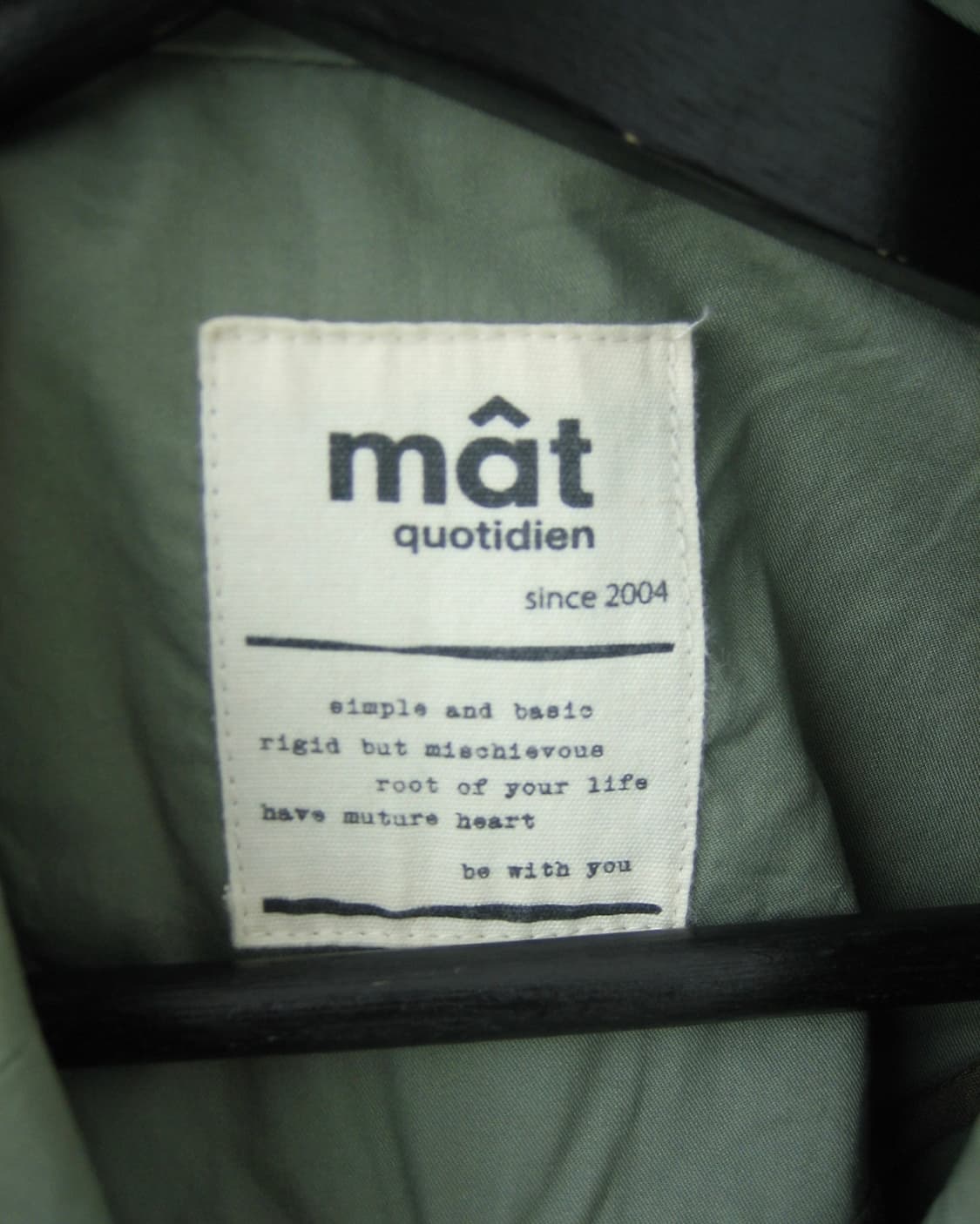 [MAT QUOTIDIEN] Double French Coat 상품이미지7