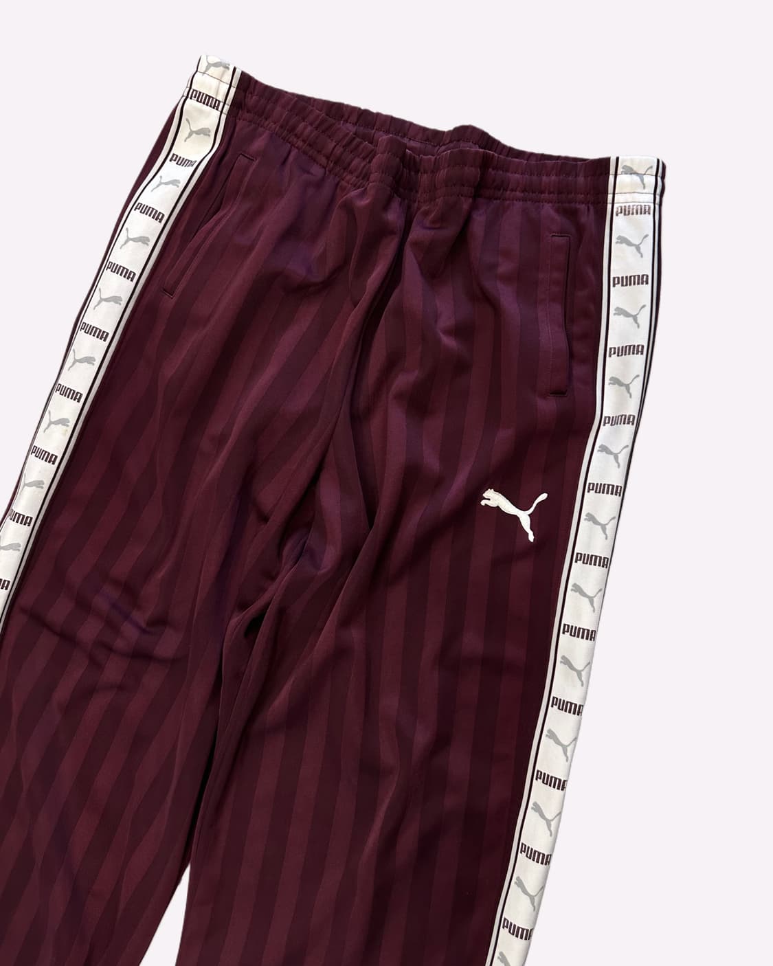PUMA burgundy logo trainning pants 상품이미지2