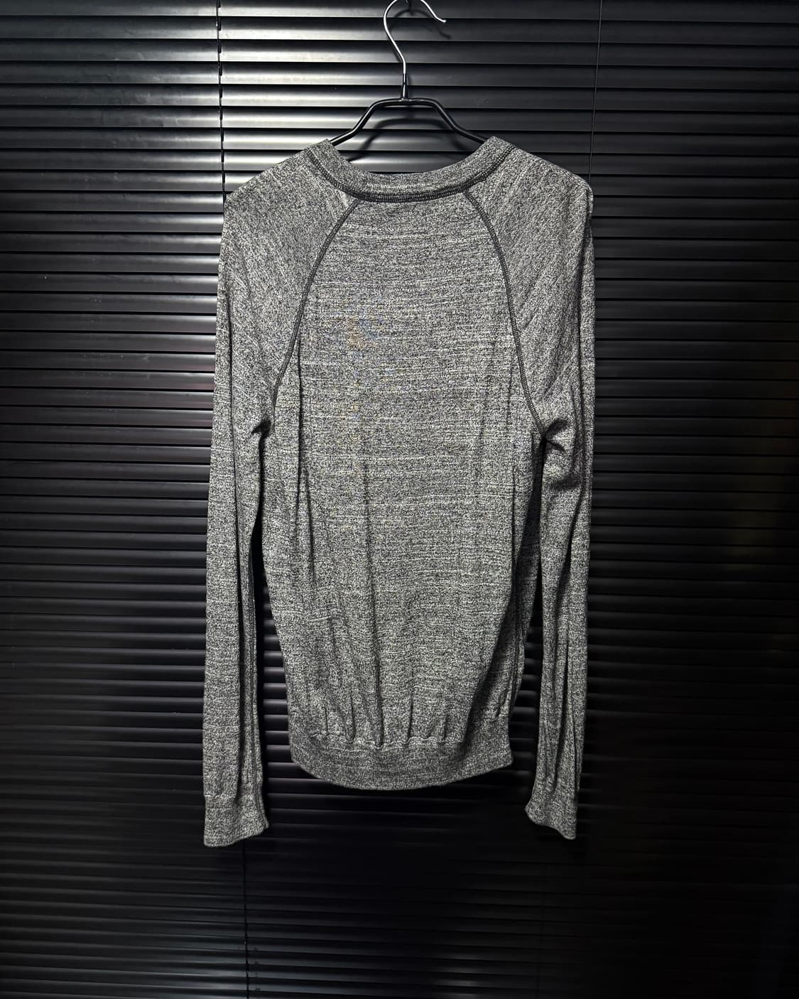 Theory 띠어리 모 앙고라 차콜 슬럽 그레이 스티치 보카시 가디건 S 상품이미지4