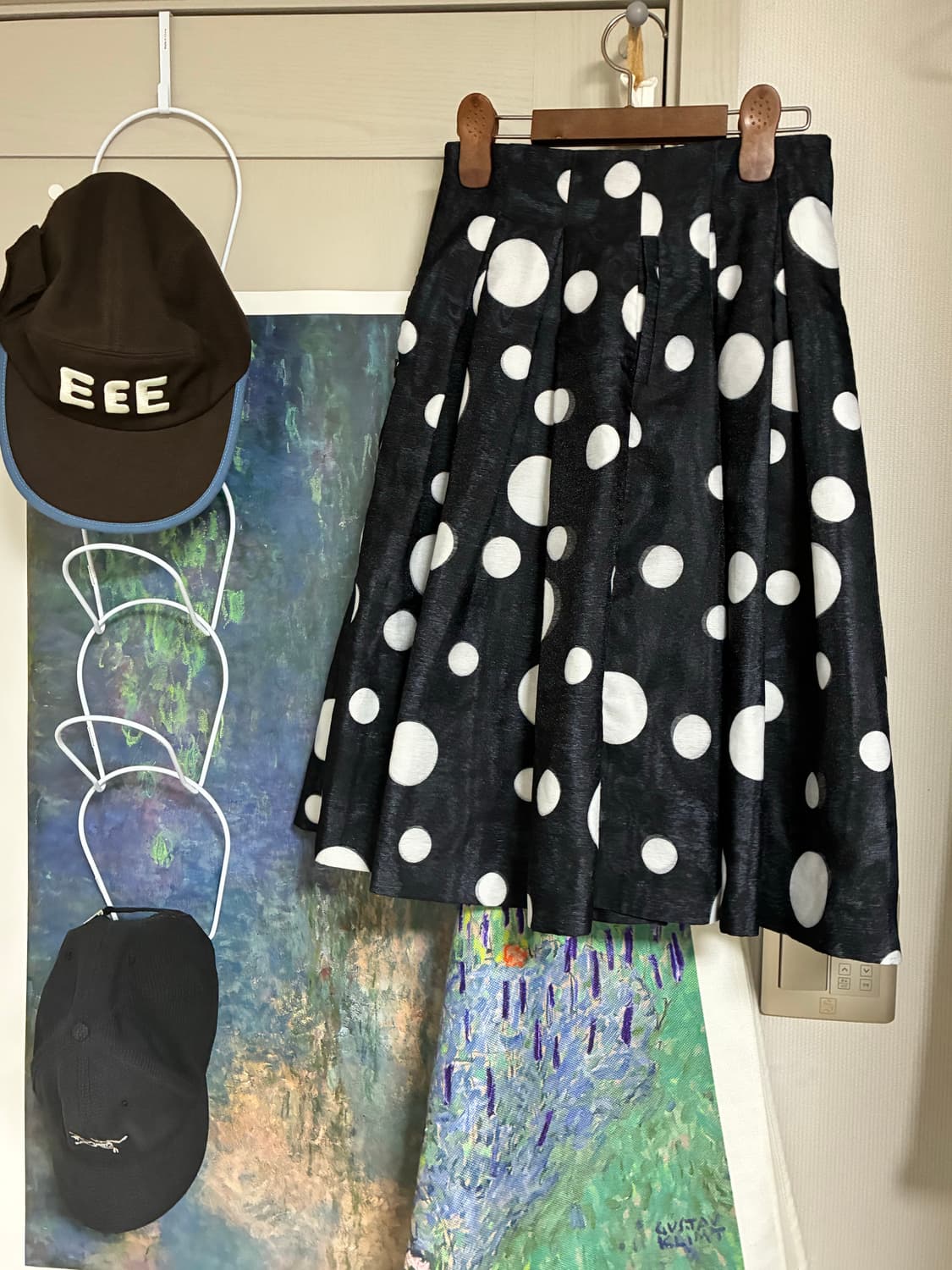 땡땡이 도트 스커트  상품이미지1