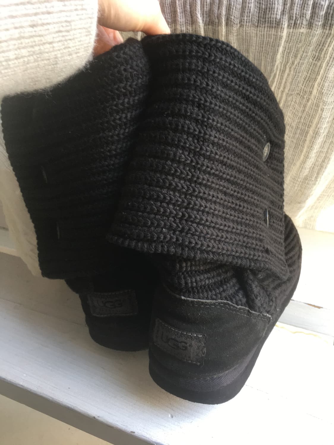 Ugg cardy boots black 상품이미지4