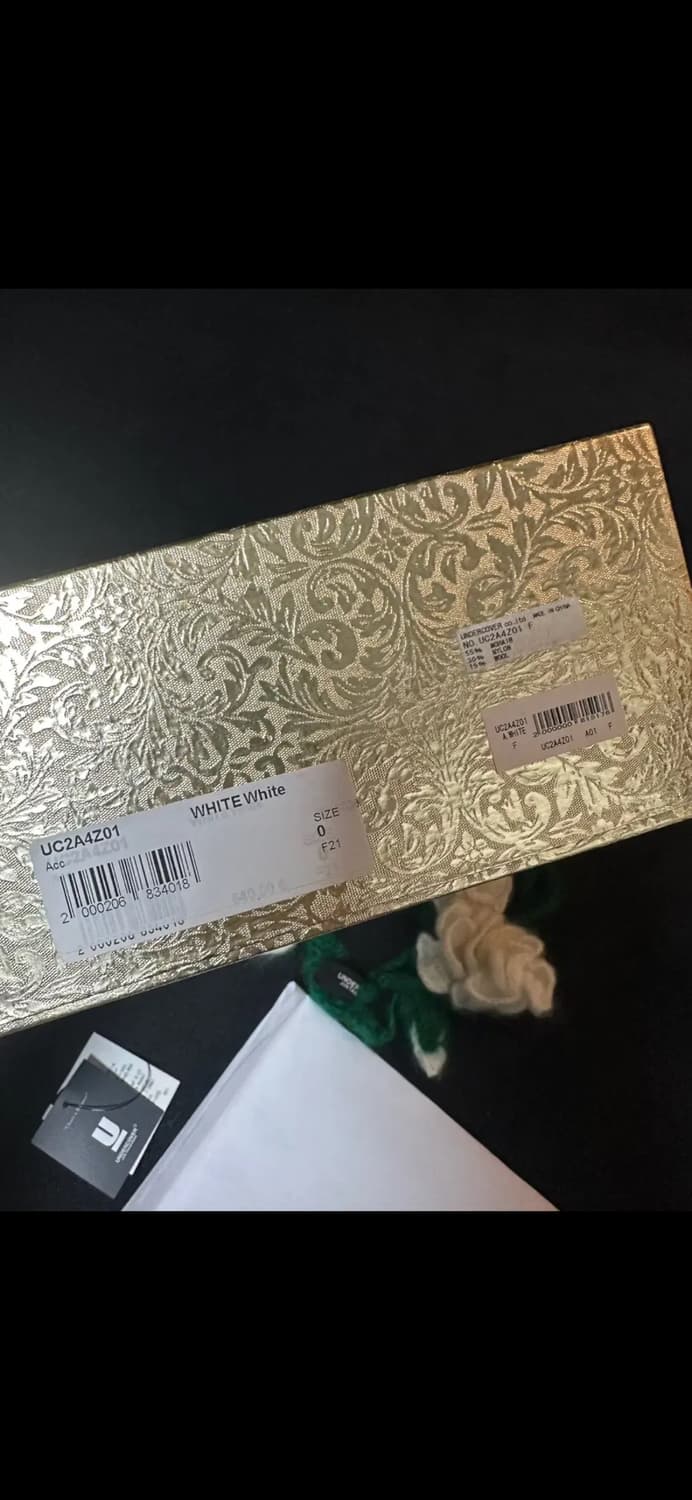 [OS] 언더커버 21aw 장미 스톨 머플러 화이트 상품이미지3