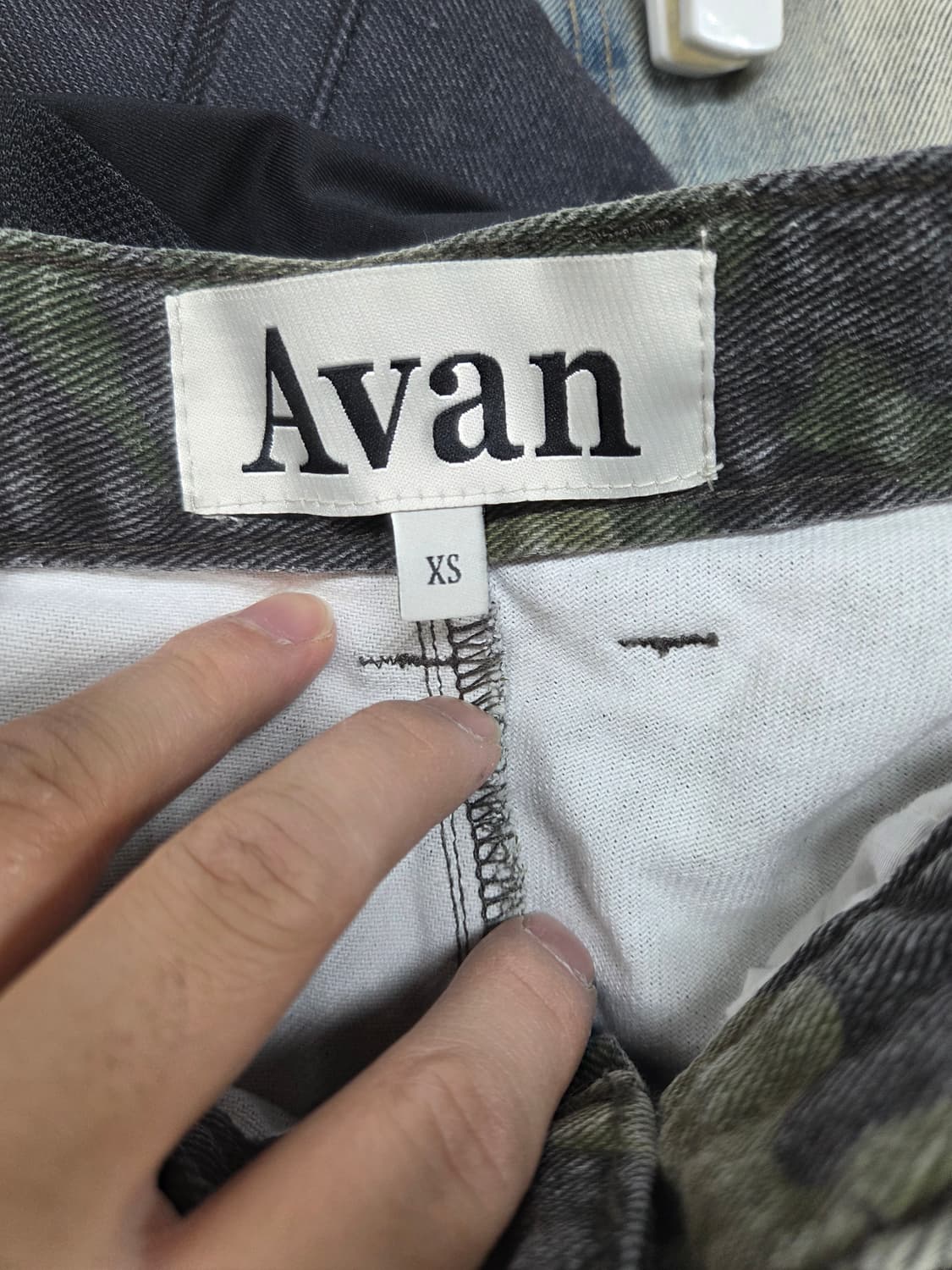 어반드레스 여성 카고 카모 와이드 팬츠 xs 상품이미지3