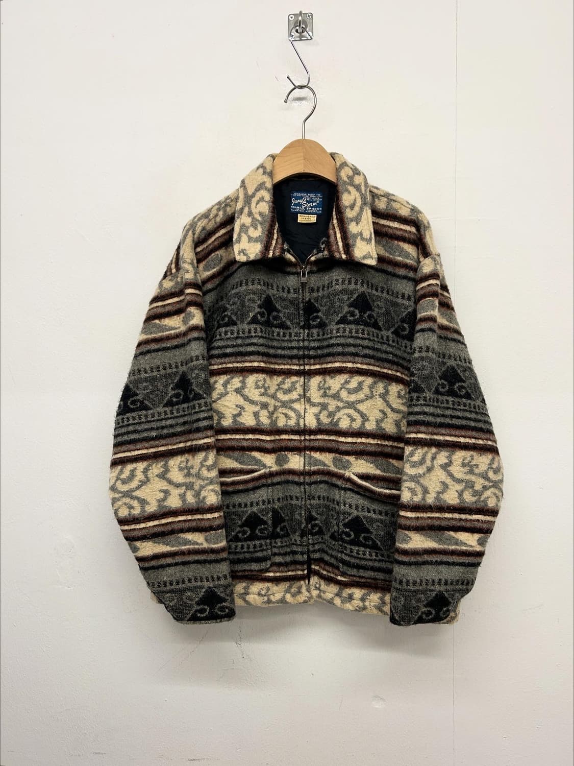 정글스톰 아즈텍 패턴 울 자켓 상품이미지1