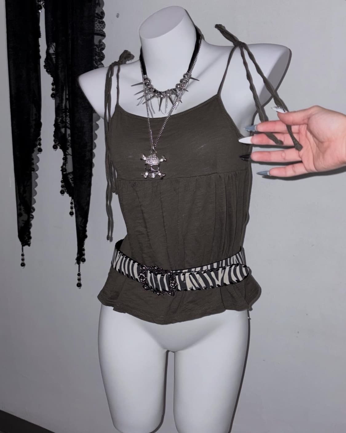 밀리터리 갸루 코디세트 00s y2k 와투케 오네갸루 상품이미지6