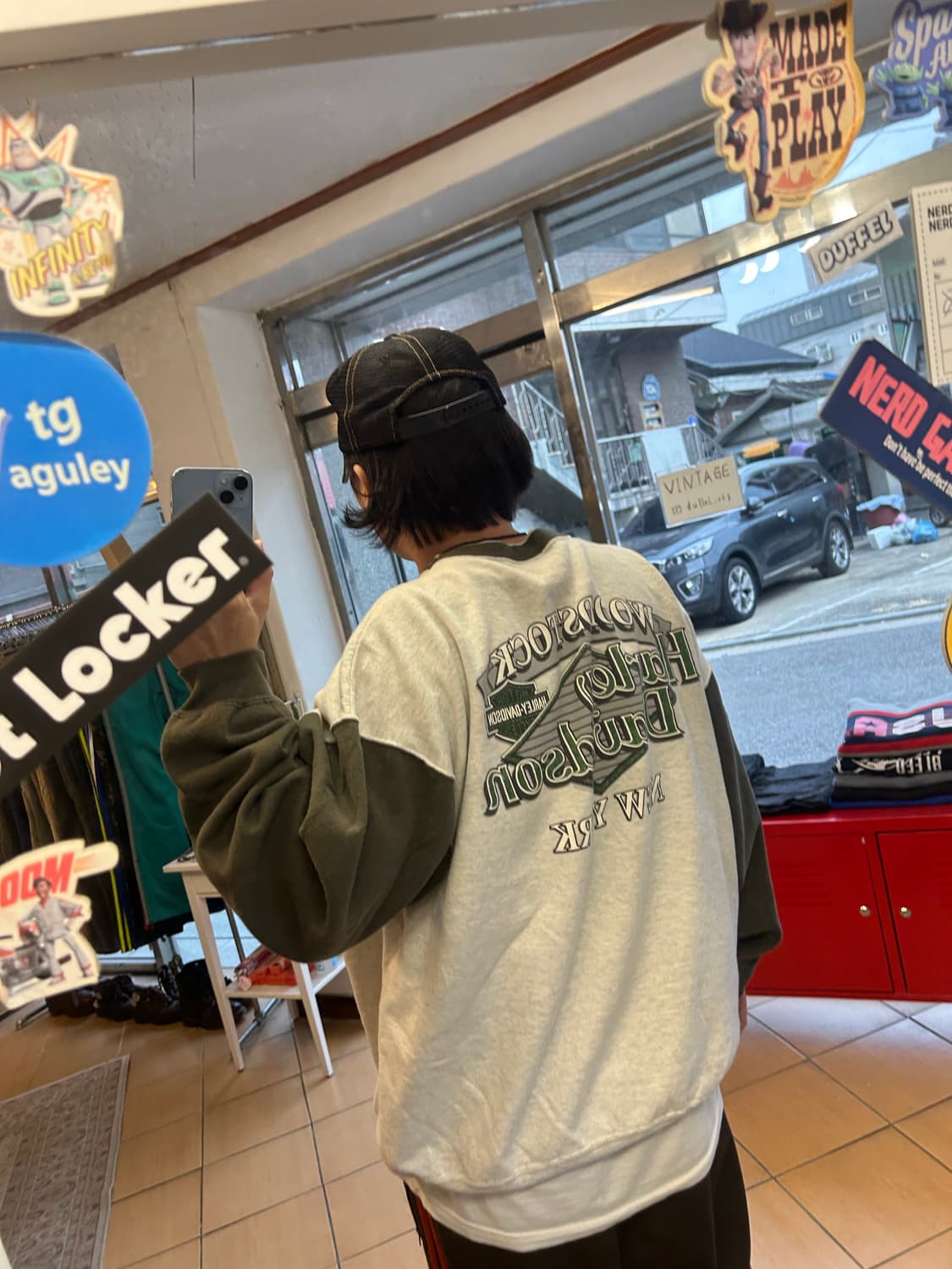 90‘s 빈티지 할리데이비슨 하이네켄오마주 스웻셔츠 상품이미지10