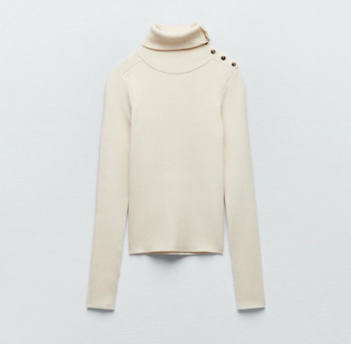 자라 사이드버튼 니트 상품이미지3