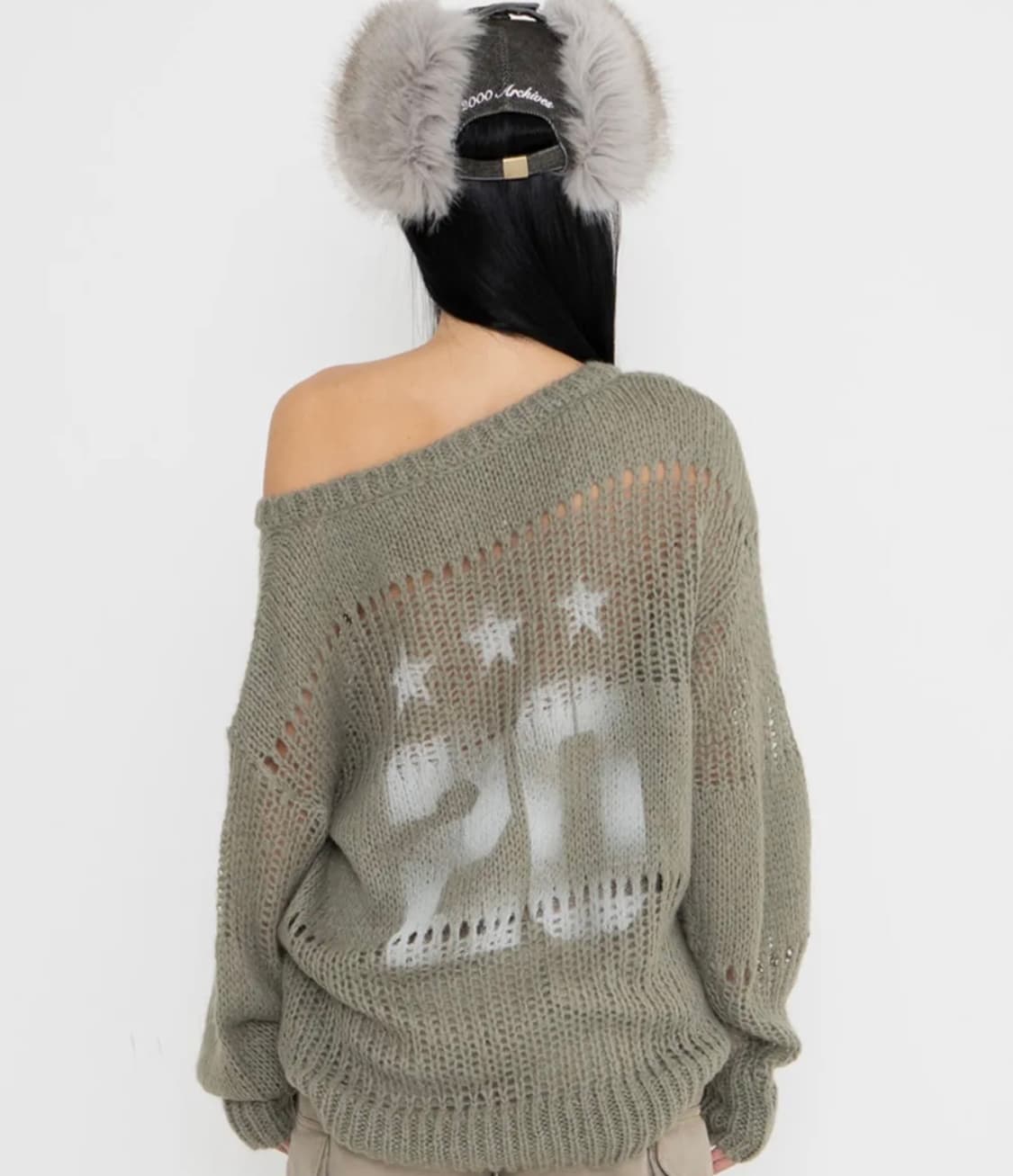 2000 archives Bella V-neck knit 상품이미지1