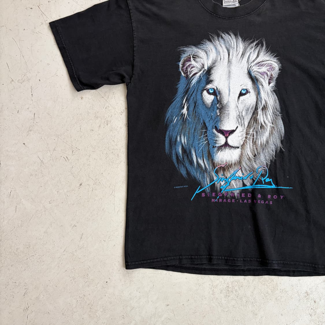 Siegfried Roy 라스베이거스 미라지호텔 빈티지 반팔티 L 상품이미지3