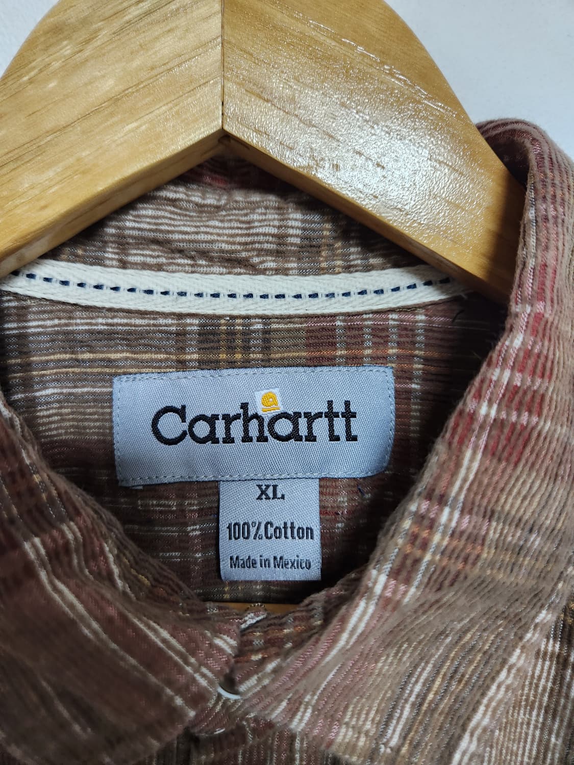 칼하트Carhartt 브라운 코듀로이 셔츠 XL - S104 상품이미지4