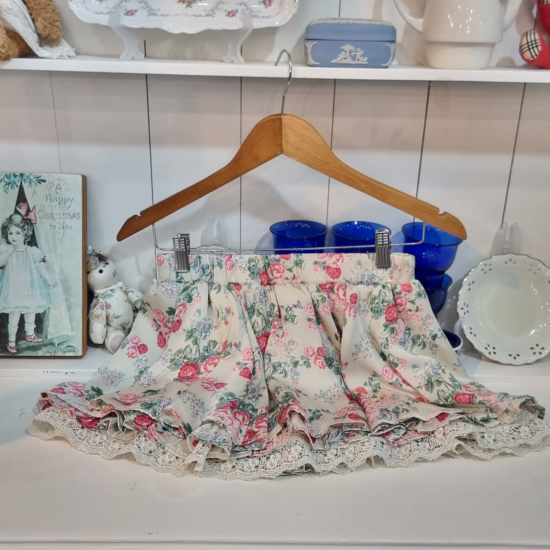 세실 맥비 로즈 플라워 레이스 캉캉 상품이미지3