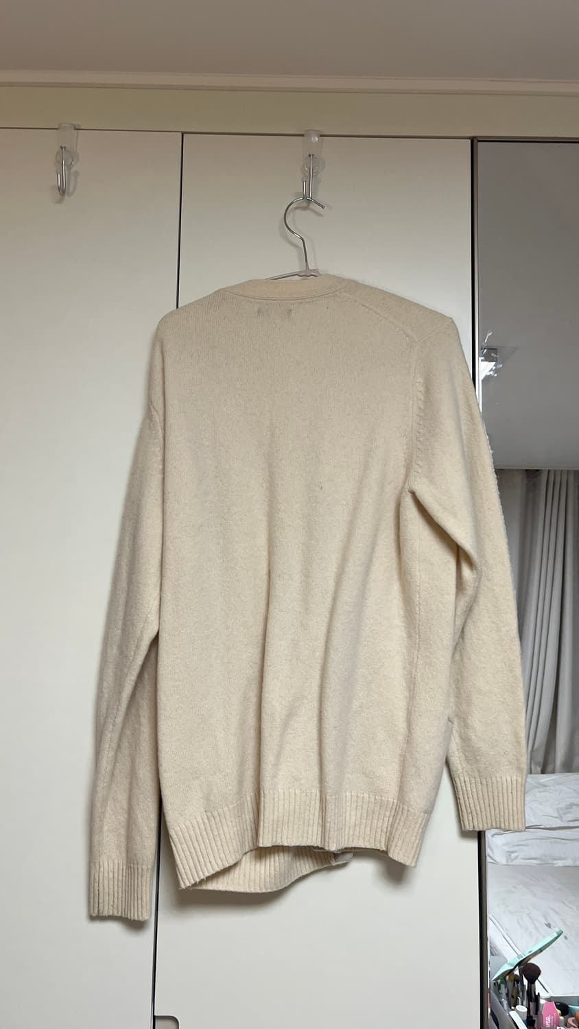 아이보리 크림 캐시미어 가디건 상품이미지2