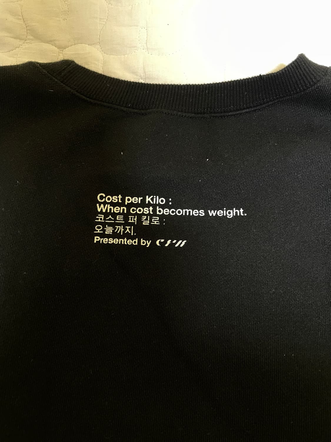 코스트퍼킬로 맨투맨 스웻셔츠 상품이미지3