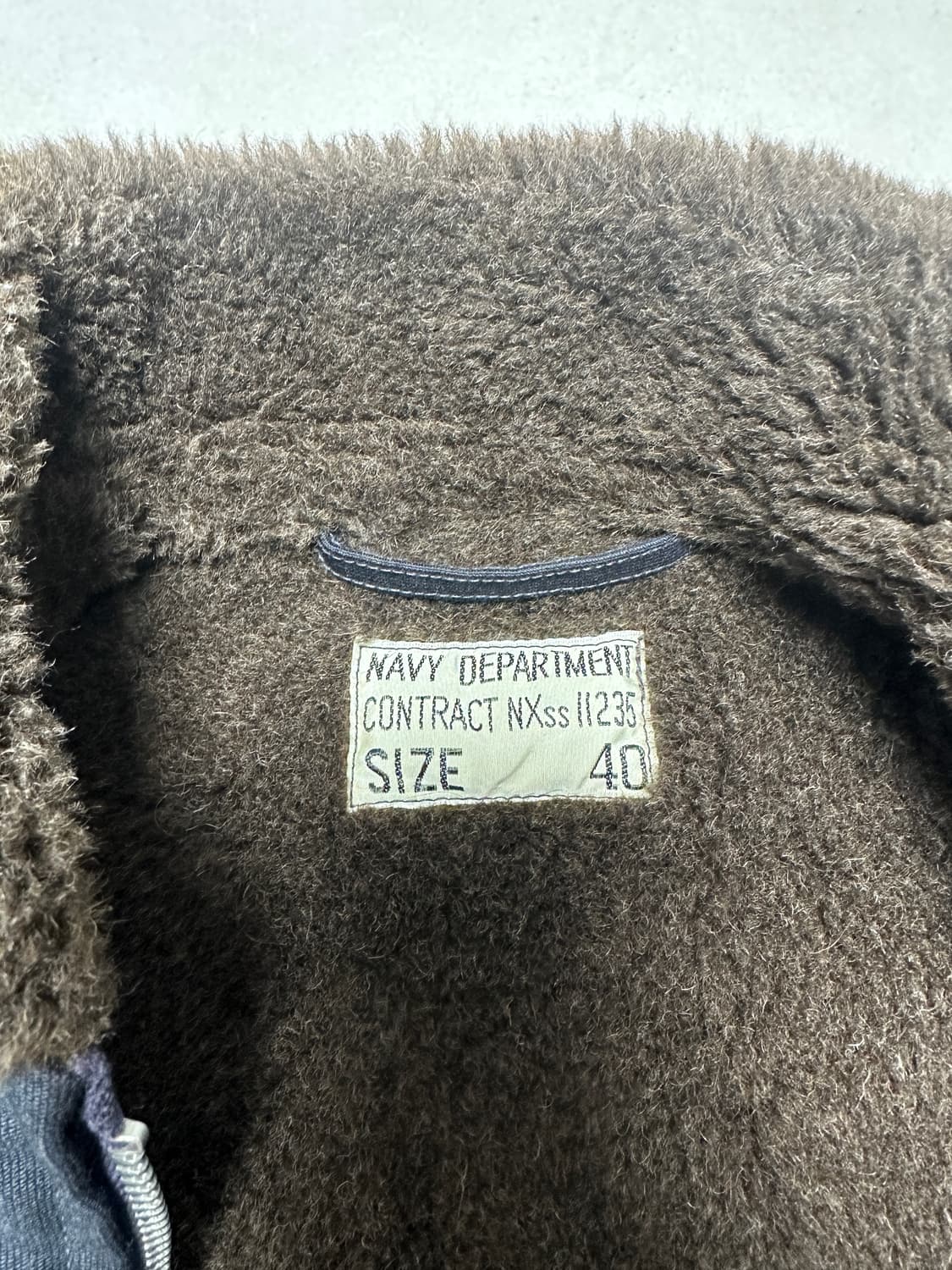 리얼맥코이 U.S NAVY N-1 덱자켓 MJ21106 : size40 상품이미지3