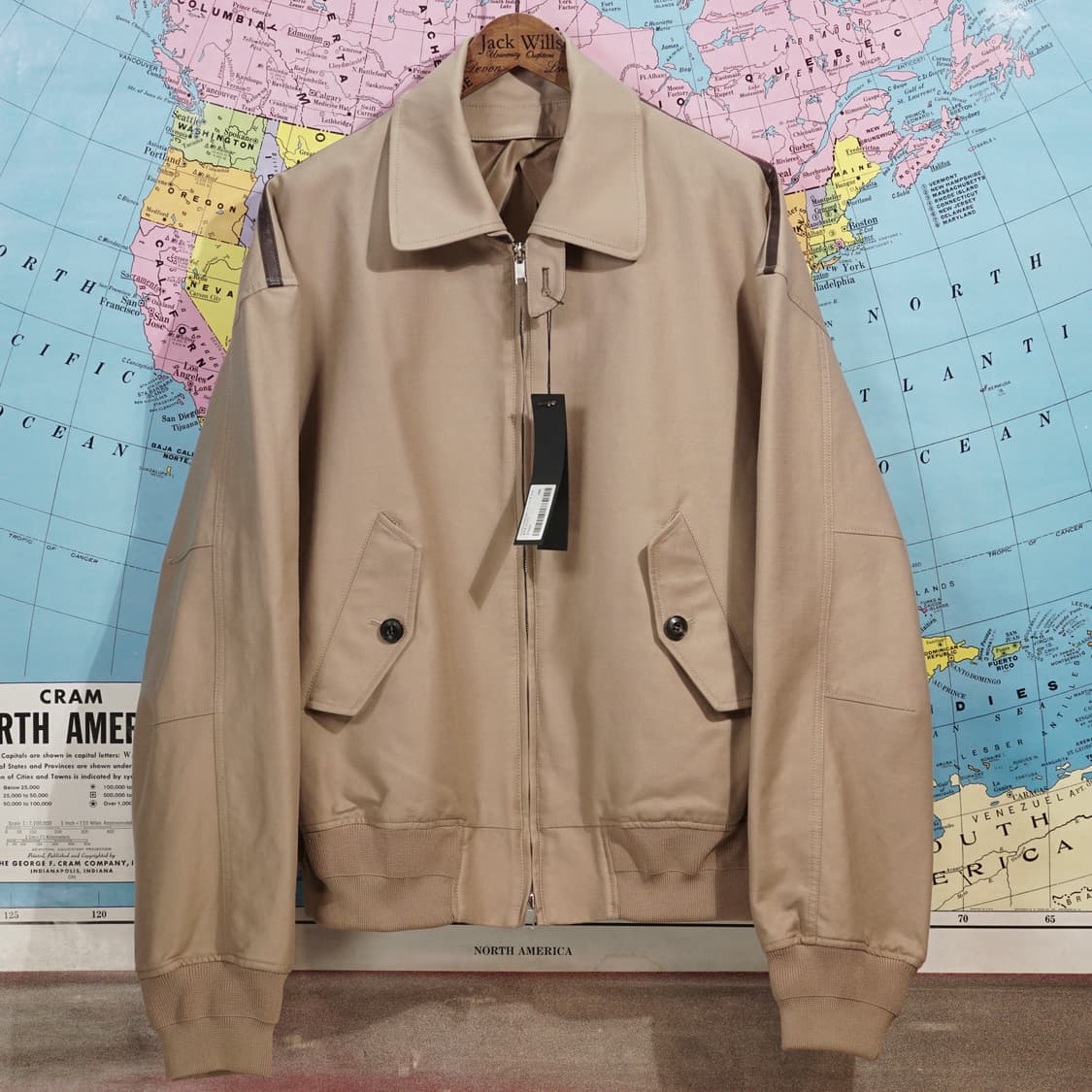 노이어 헤비 치노 블루종 자켓 상품이미지2