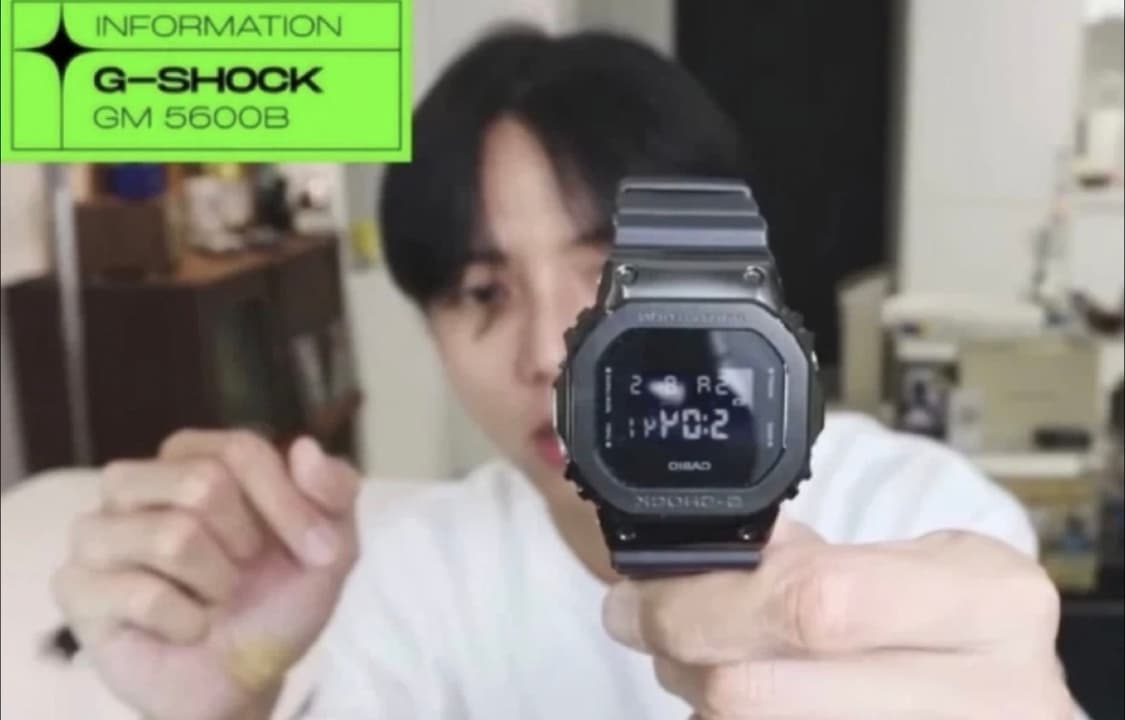 카시오 지샥 gm-5600b 블랙 상품이미지1