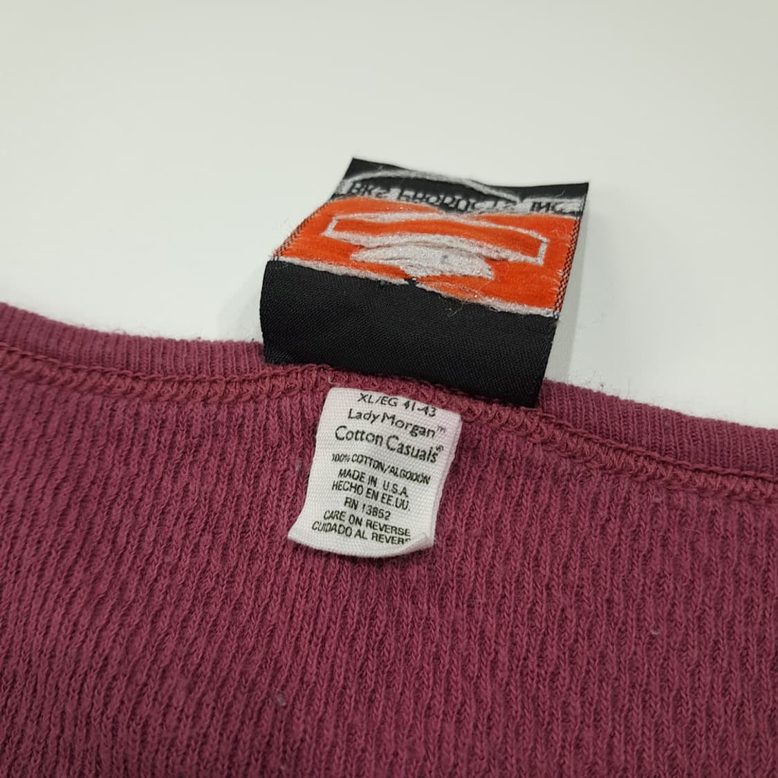 CL173 XL 할리데이비슨 미국판 와플 코튼 로고 자수 니트웨어 상품이미지4