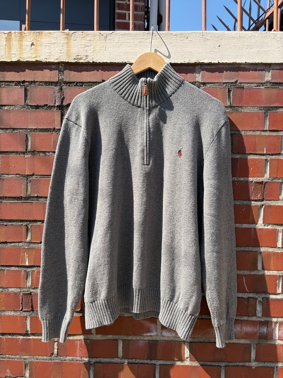 Polo Ralph Lauren 하프집업 코튼 니트 상품이미지1